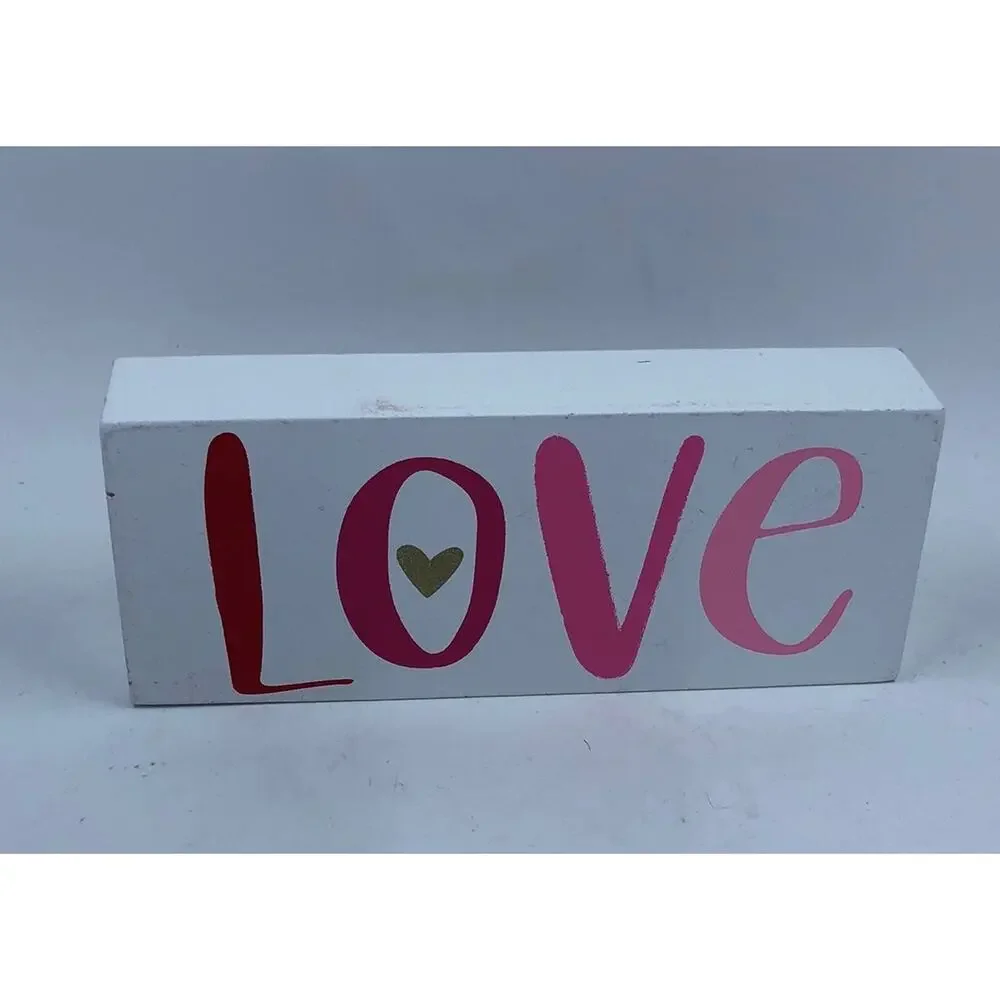 2 Target Bullseye Mini Valentine Day Signs Pink Love & Heart New